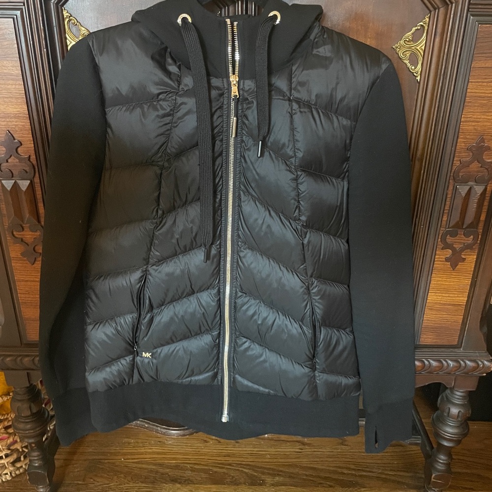 Michael Kors Black Quilted Jacket